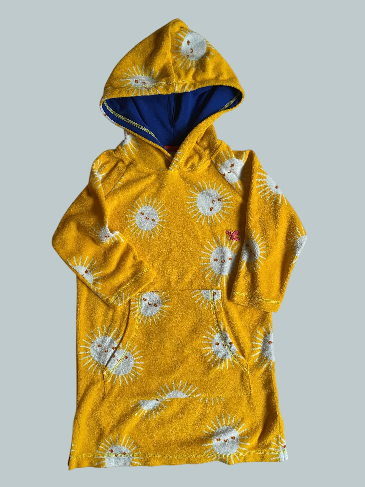 Cotton towel poncho sun cream 1-2Y | Muddy Puddles