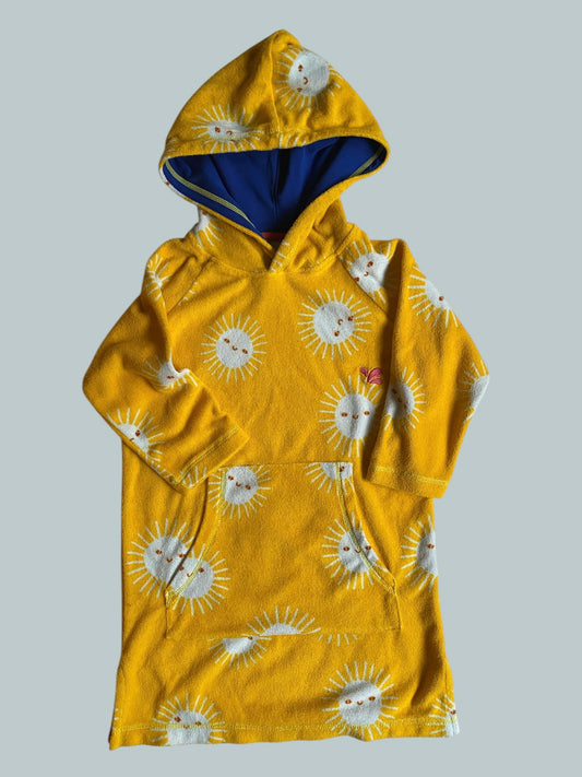 Cotton towel poncho sun cream 1-2Y | Muddy Puddles