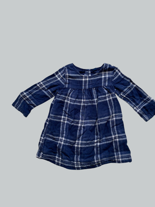 Cotton navy dress 3Y | Gap