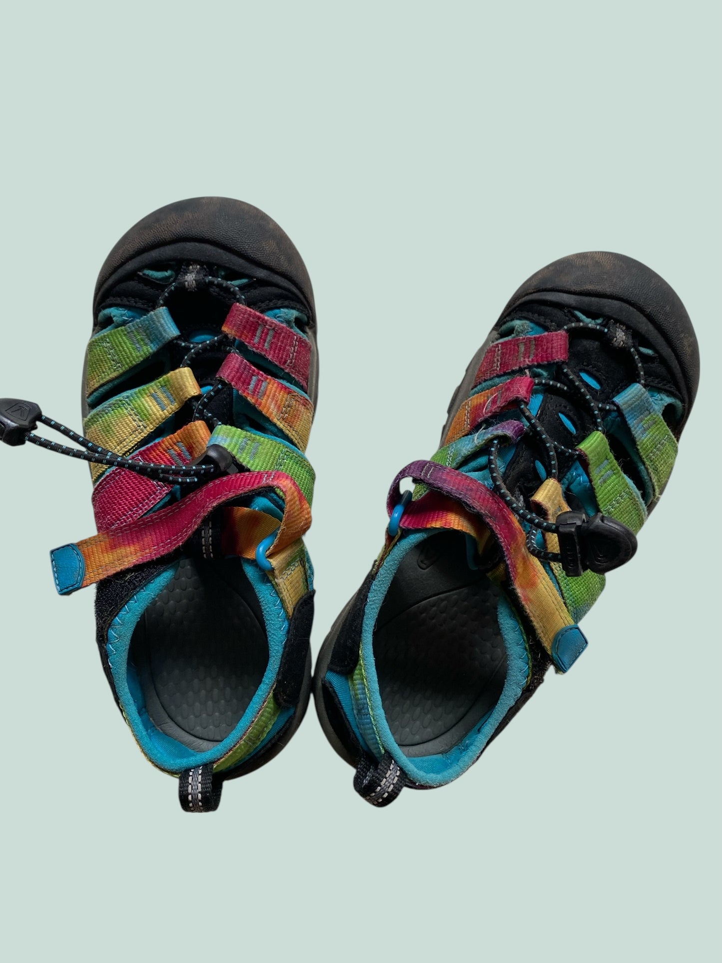 Rainbow velcro sandals 2US Big Kids | Keen