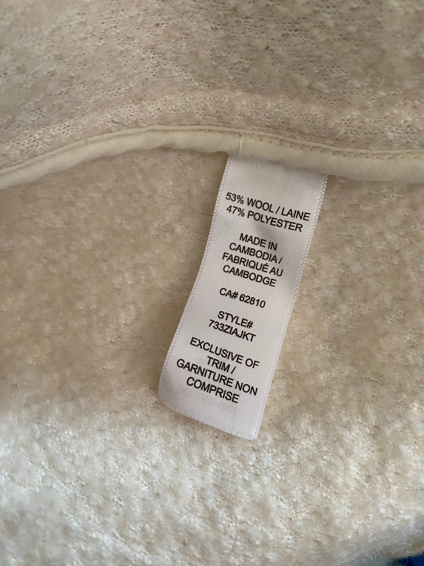 Wool blend shaket women's XL (fits like L) | Ricki's