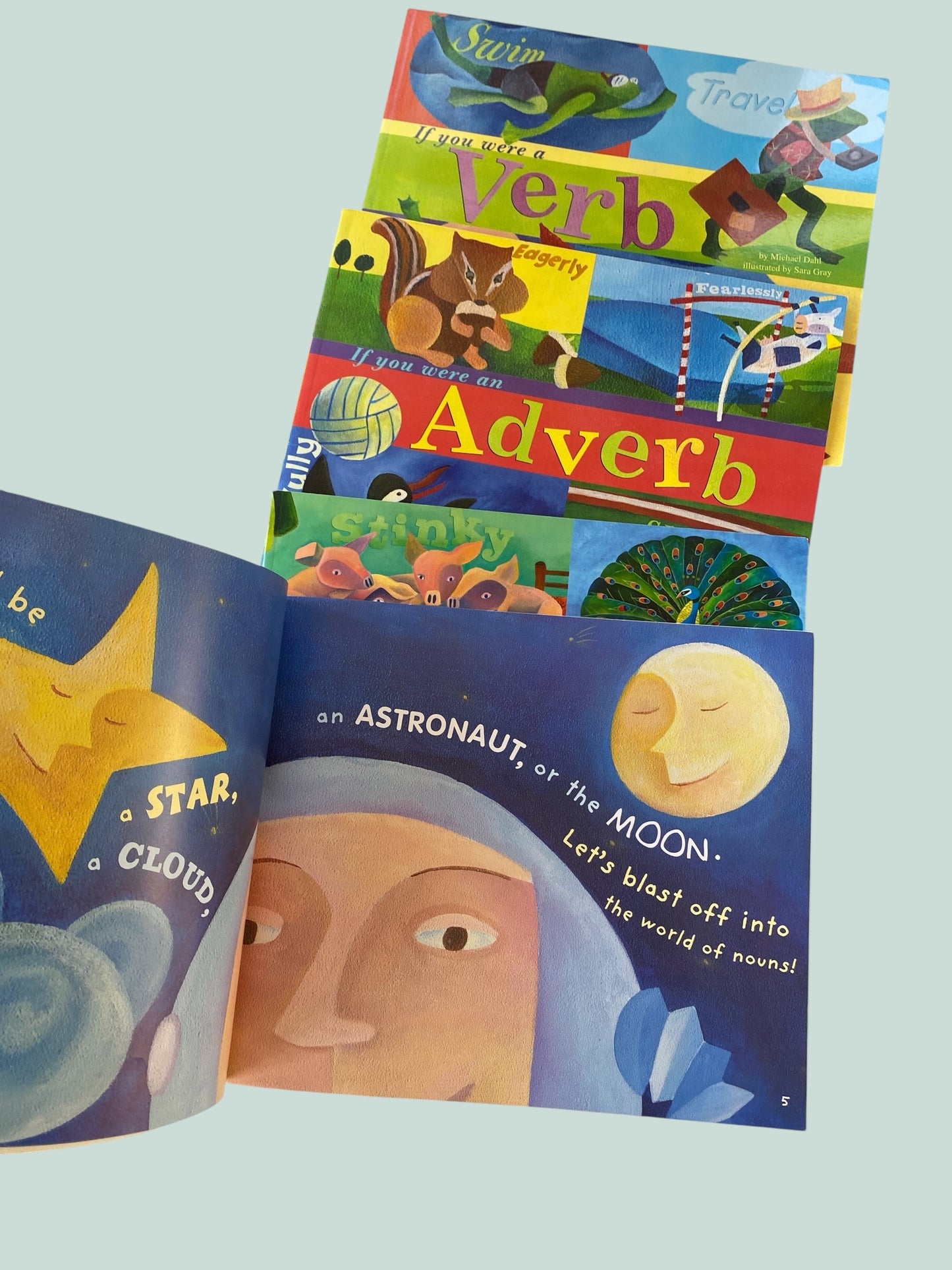 If you were a Noun, Adjective, Adverb + Verb books - set of 4 books