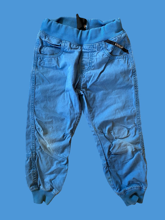 Blue cotton joggers 6-7Y (122) | Villervalla