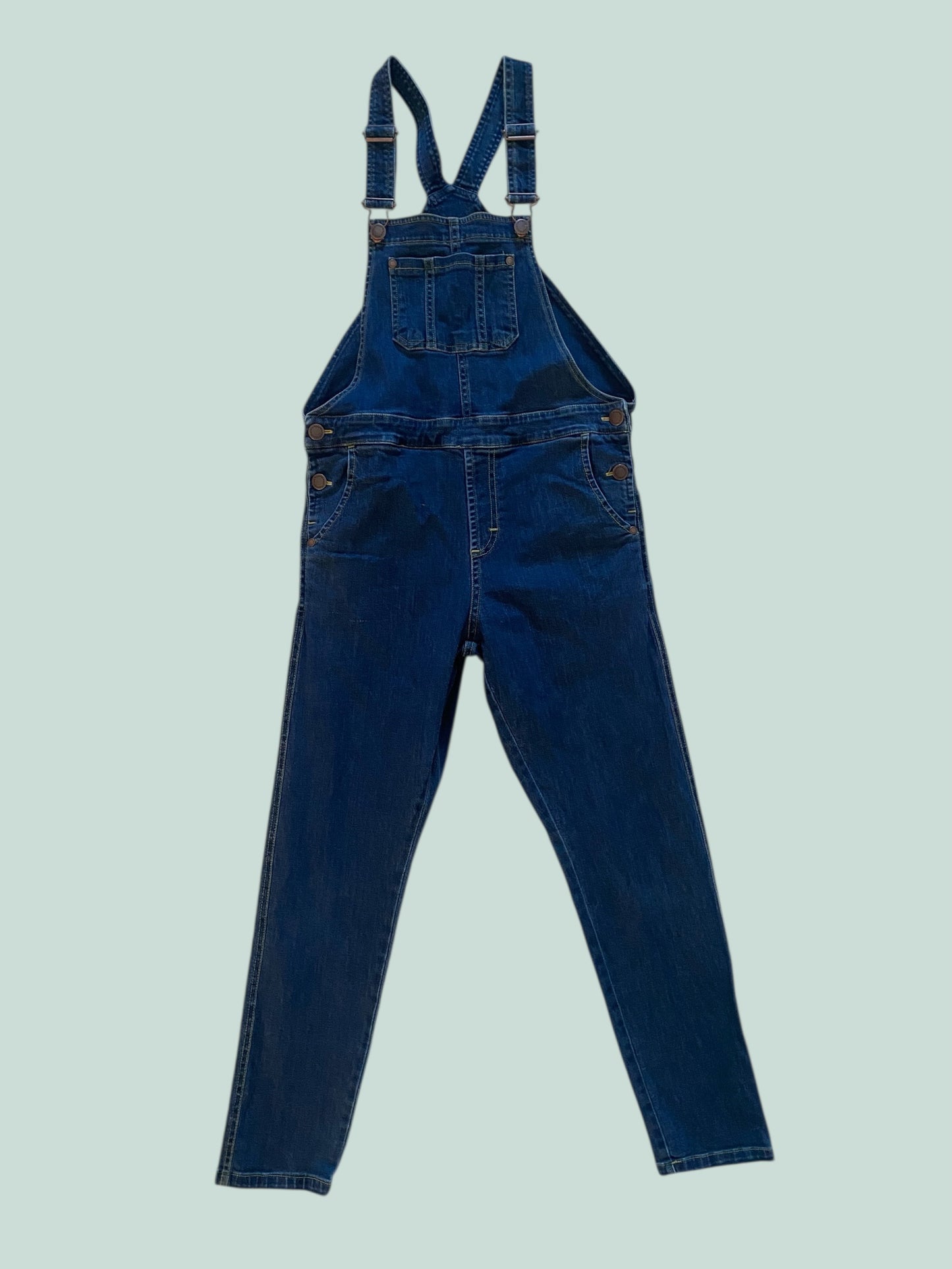 Organic cotton denim overalls 9-10Y | Maxomorra