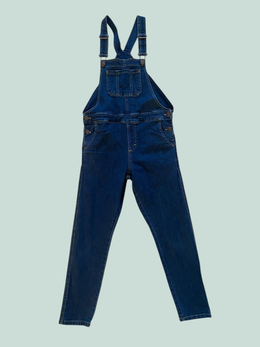 Organic cotton denim overalls 9-10Y | Maxomorra
