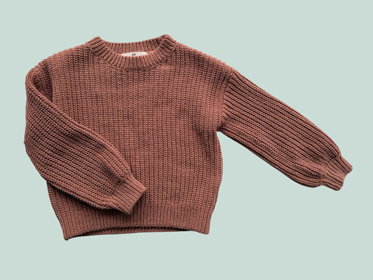 Rose knit sweater 4-6Y | H&M