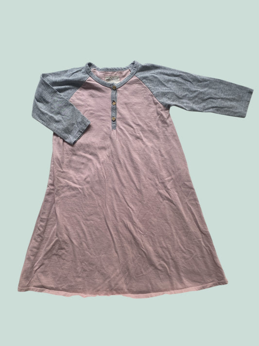 Organic cotton rose dress 8Y | Mini Mioche