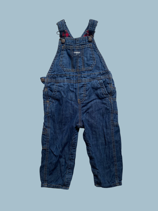 Denim lined cotton overalls 24m | Oshkosh