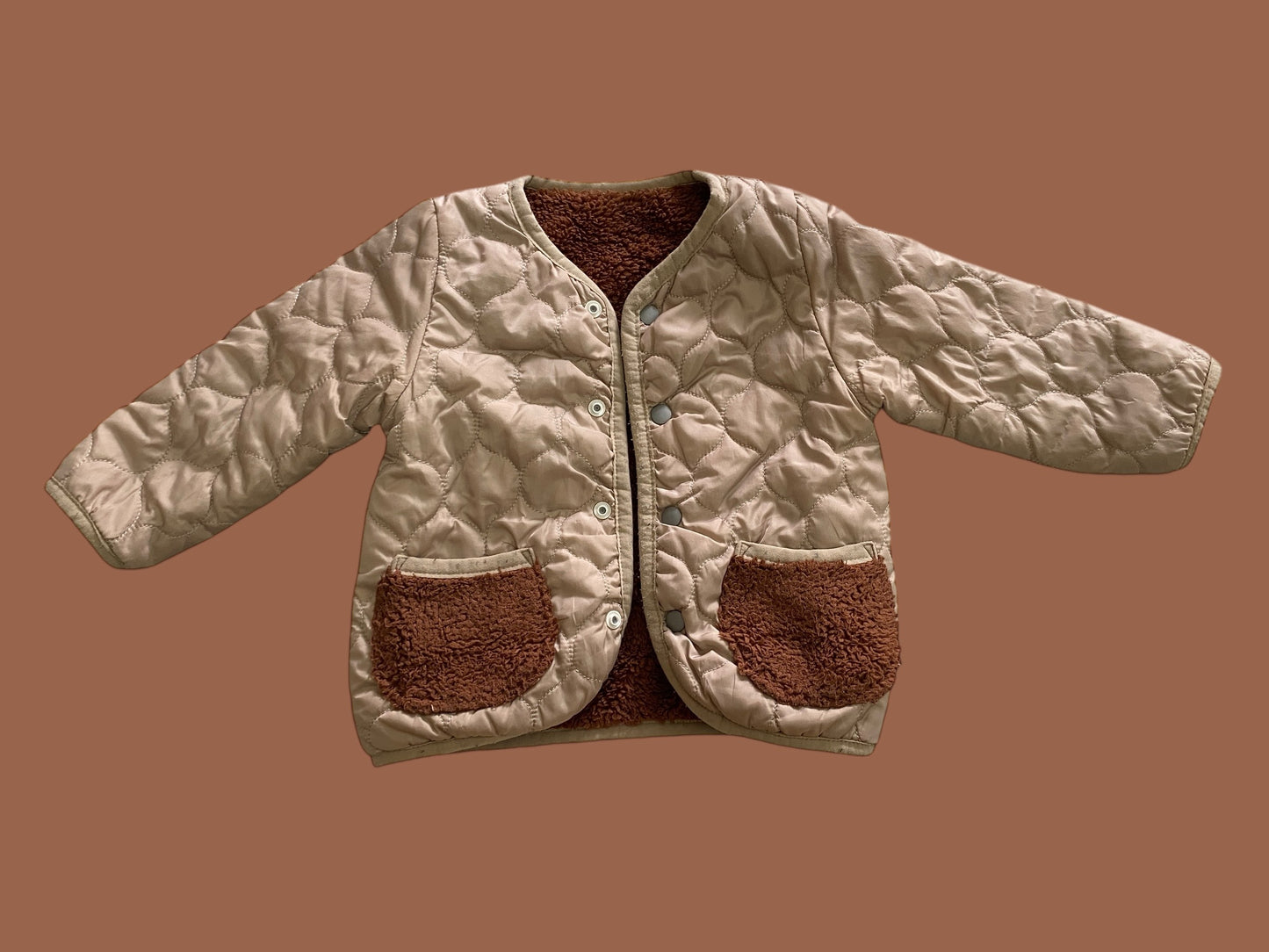Reversible fleece jacket 6-18m