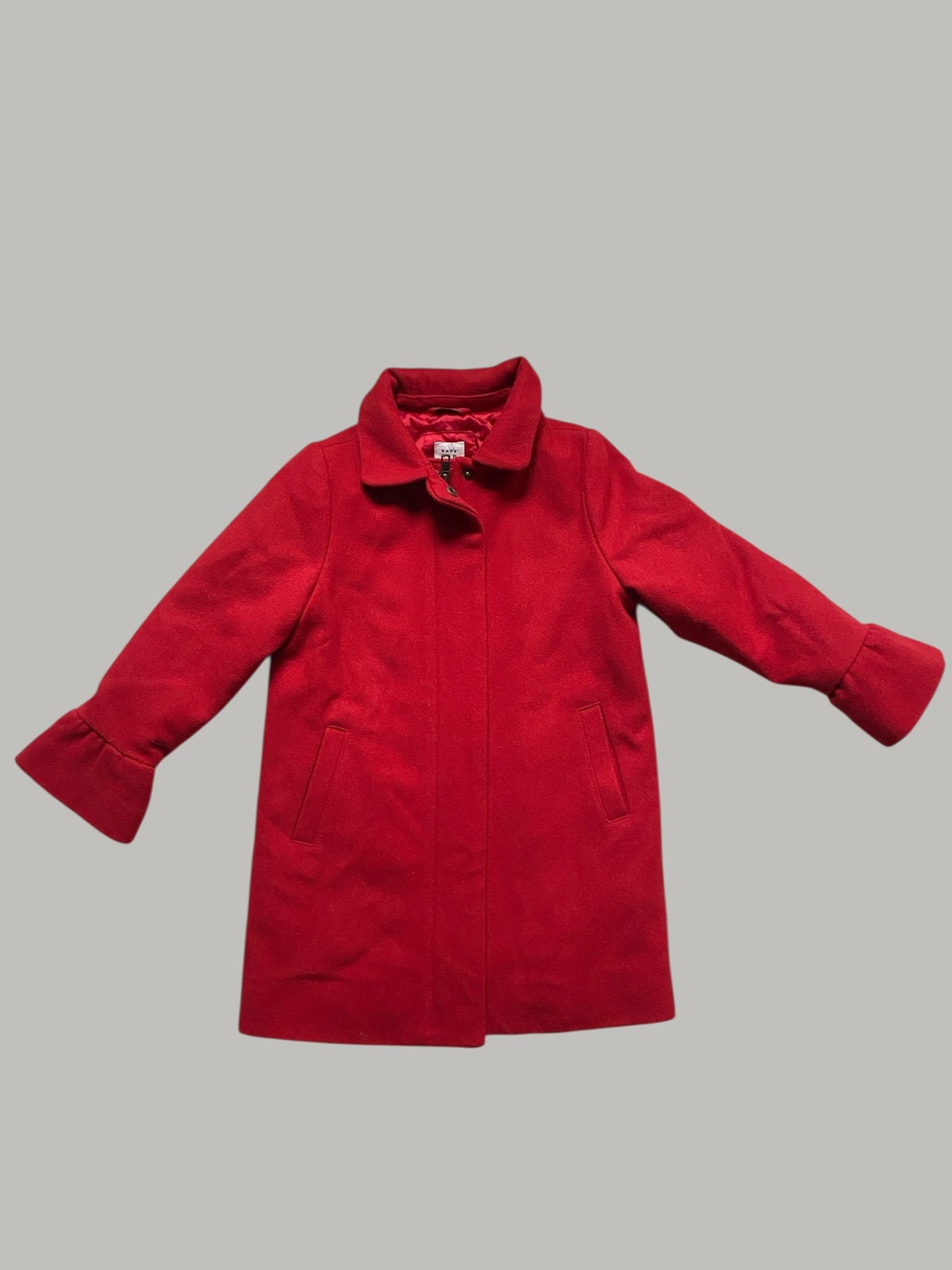 Red wool blend coat 4Y | Gap
