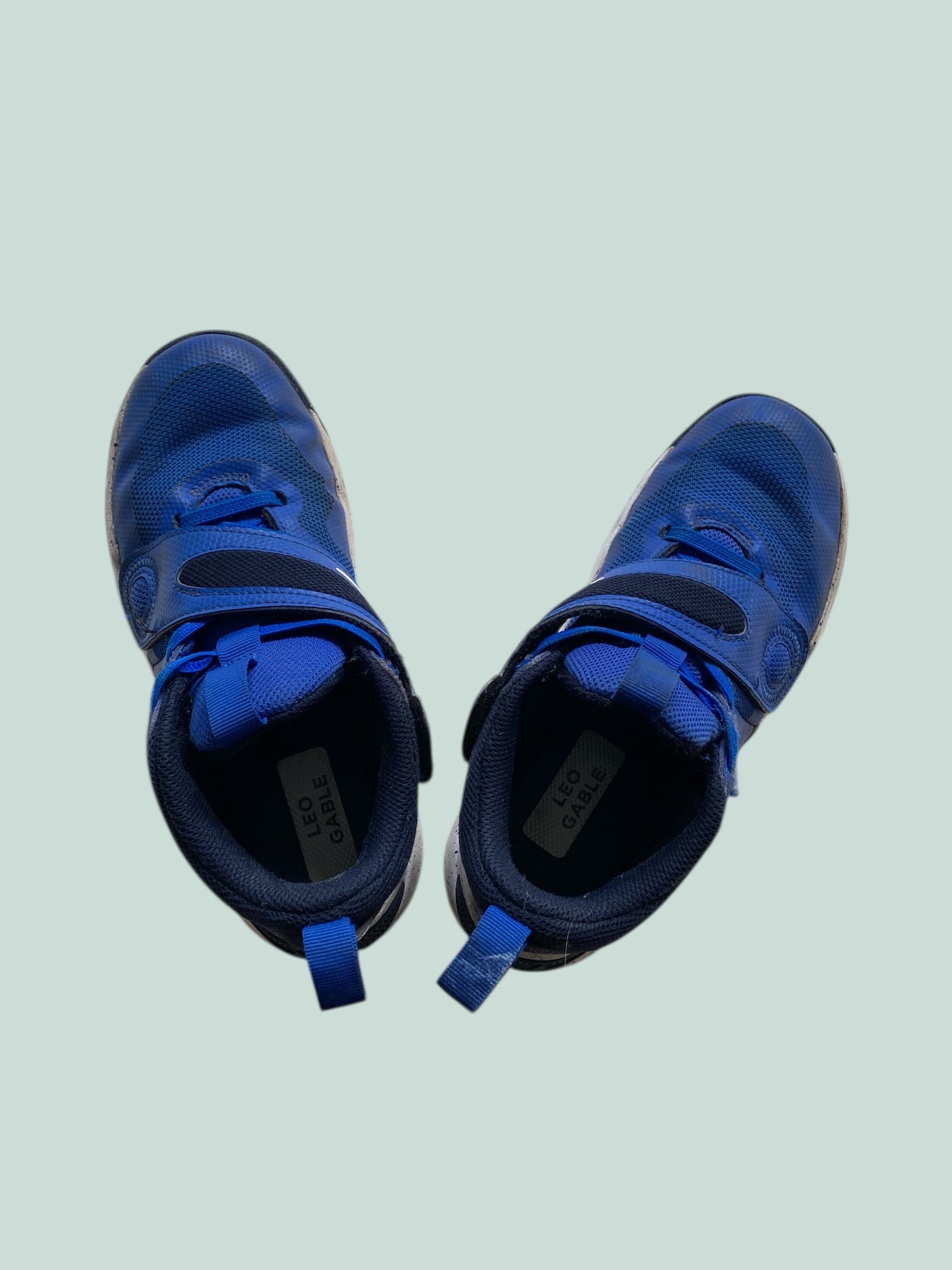 Blue velcro sneakers 3US Big Kid | Nike