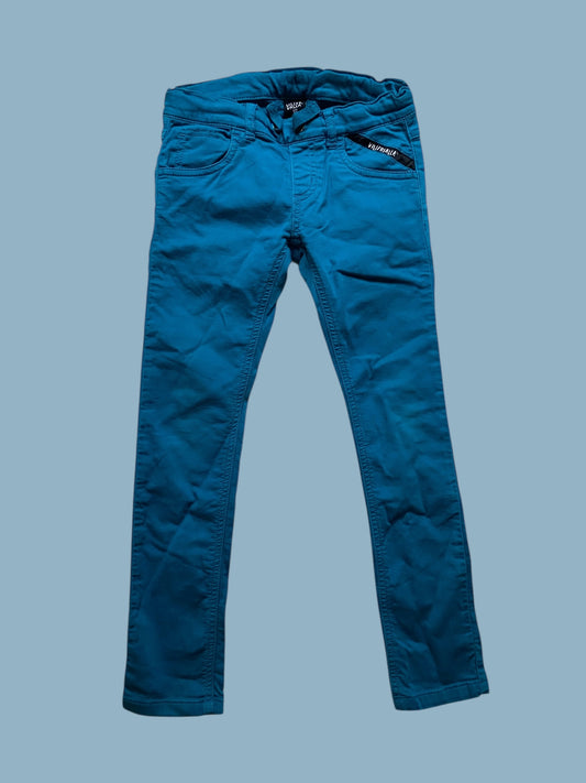 Teal cotton pants 6-7Y (122) | Villervalla - two available