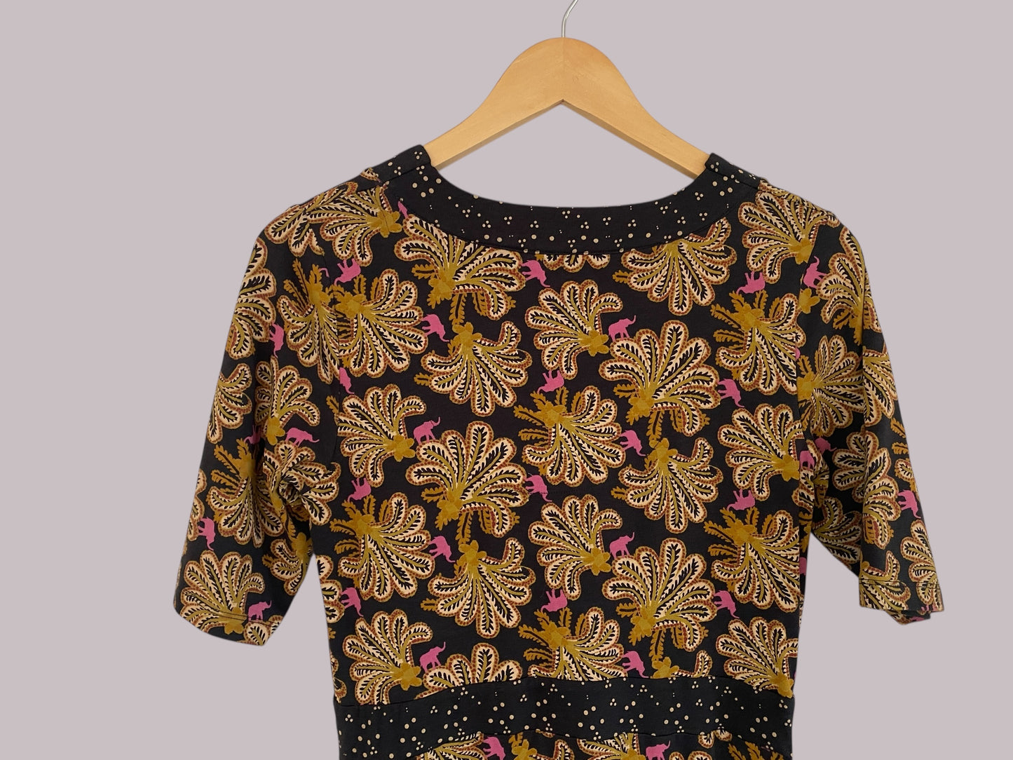 Viscose/cotton blend dress women’s small/medium (38 EU) | White Stuff