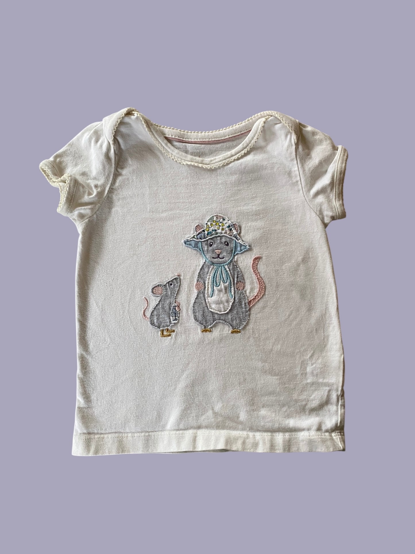 Mouse cotton t-shirt 18-24m | Baby Boden