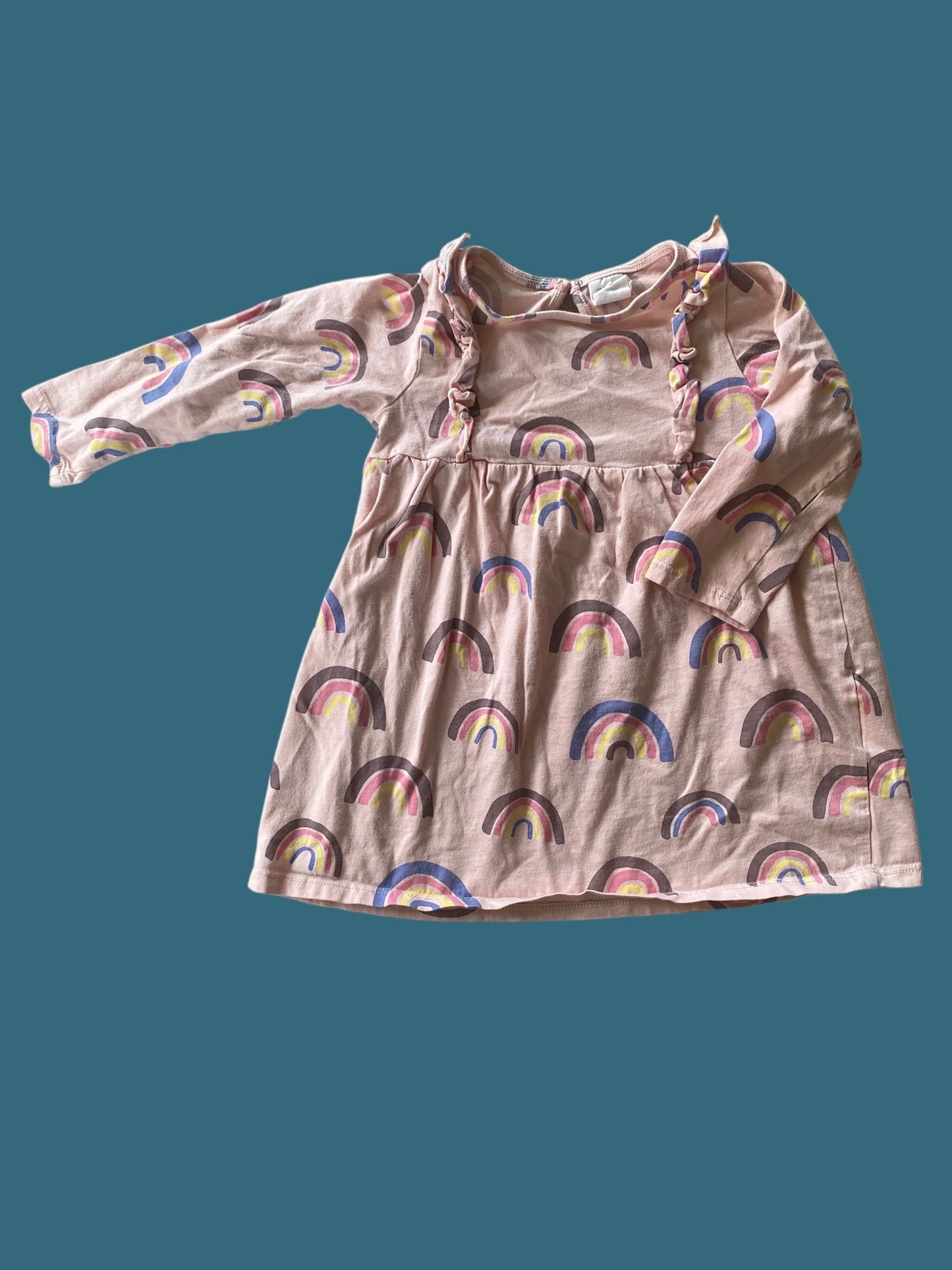 Cotton rainbow dress 18m | H&M