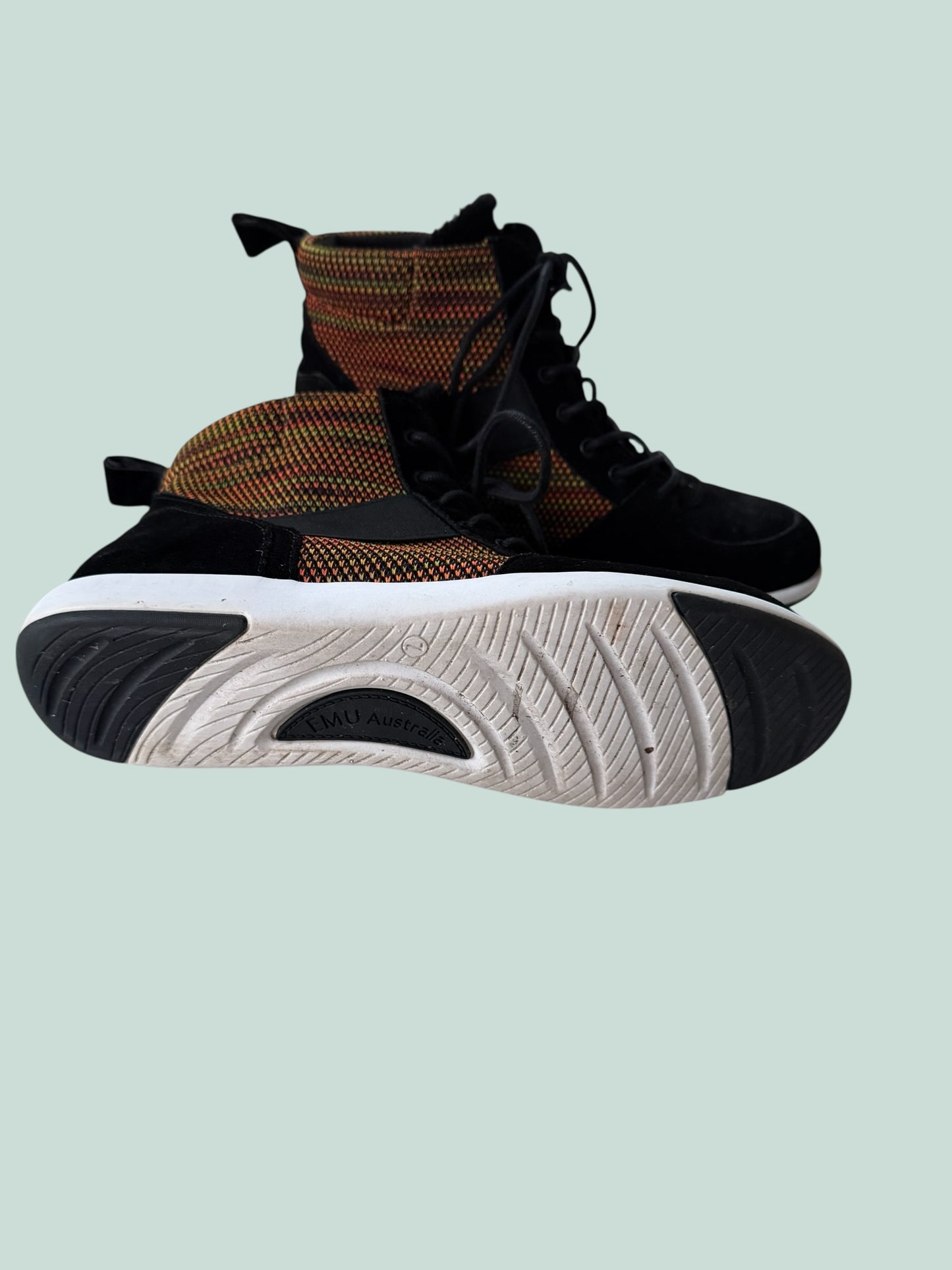 Suede and merino high top sneaker Women's 7US (38) | Emu Australia