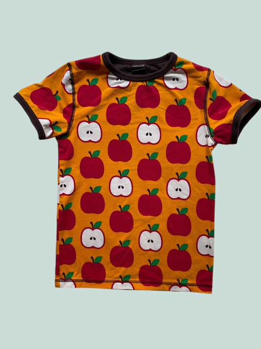 Organic cotton apple t-shirt 9-10Y (134) | Maxomorra