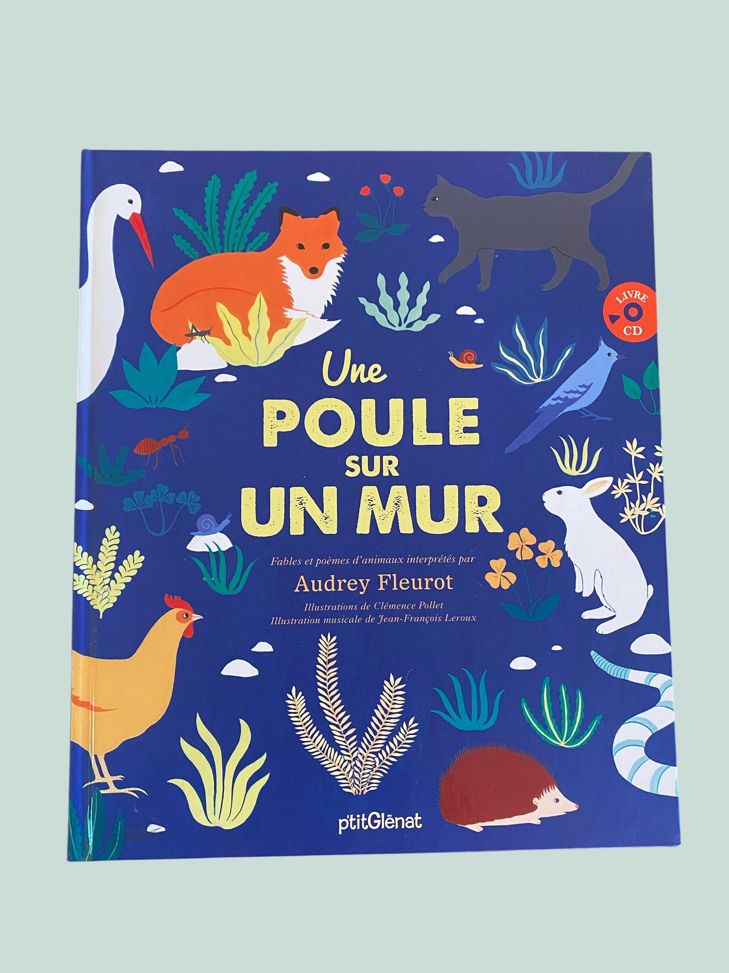 FRENCH Une Poule sur un mur book + CD
