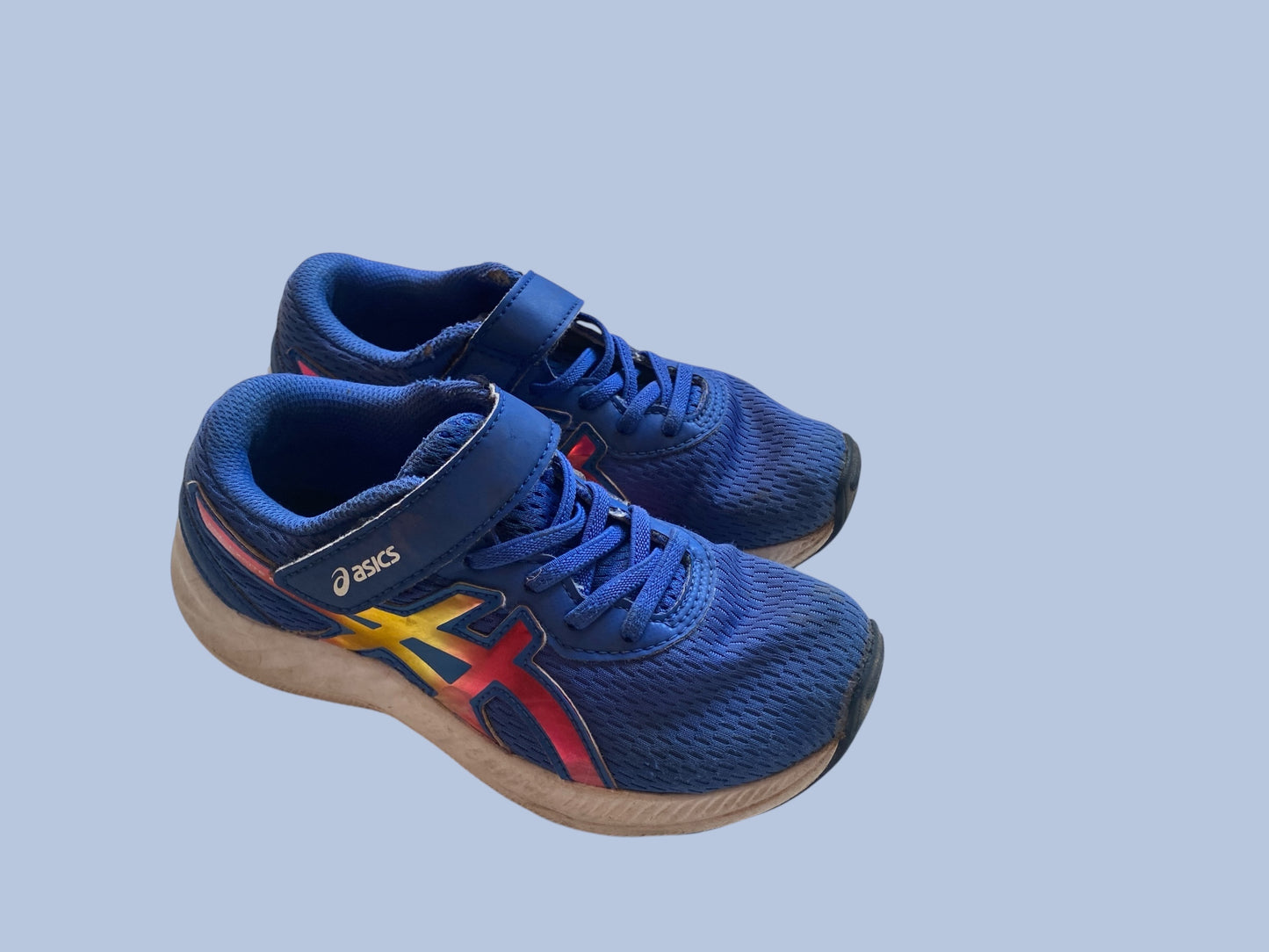 Blue velcro sneakers 13 US Little Kids | Asics