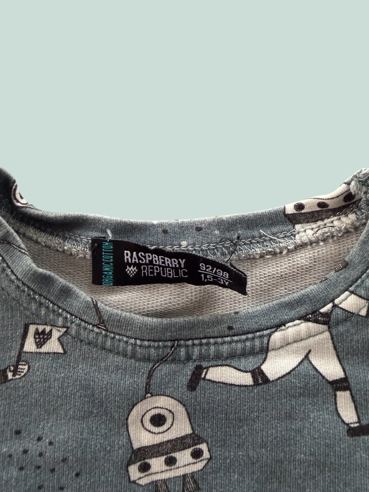 Organic cotton space dress 1.5-3Y | Raspberry Republic