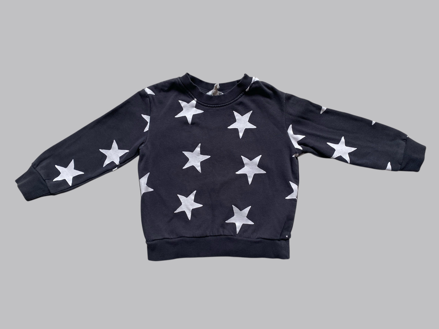 Cotton blend star crewneck sweater 2-4Y | H&M