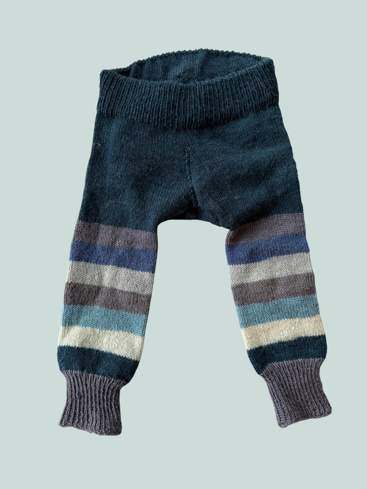 Hand knit baby pants 1Y