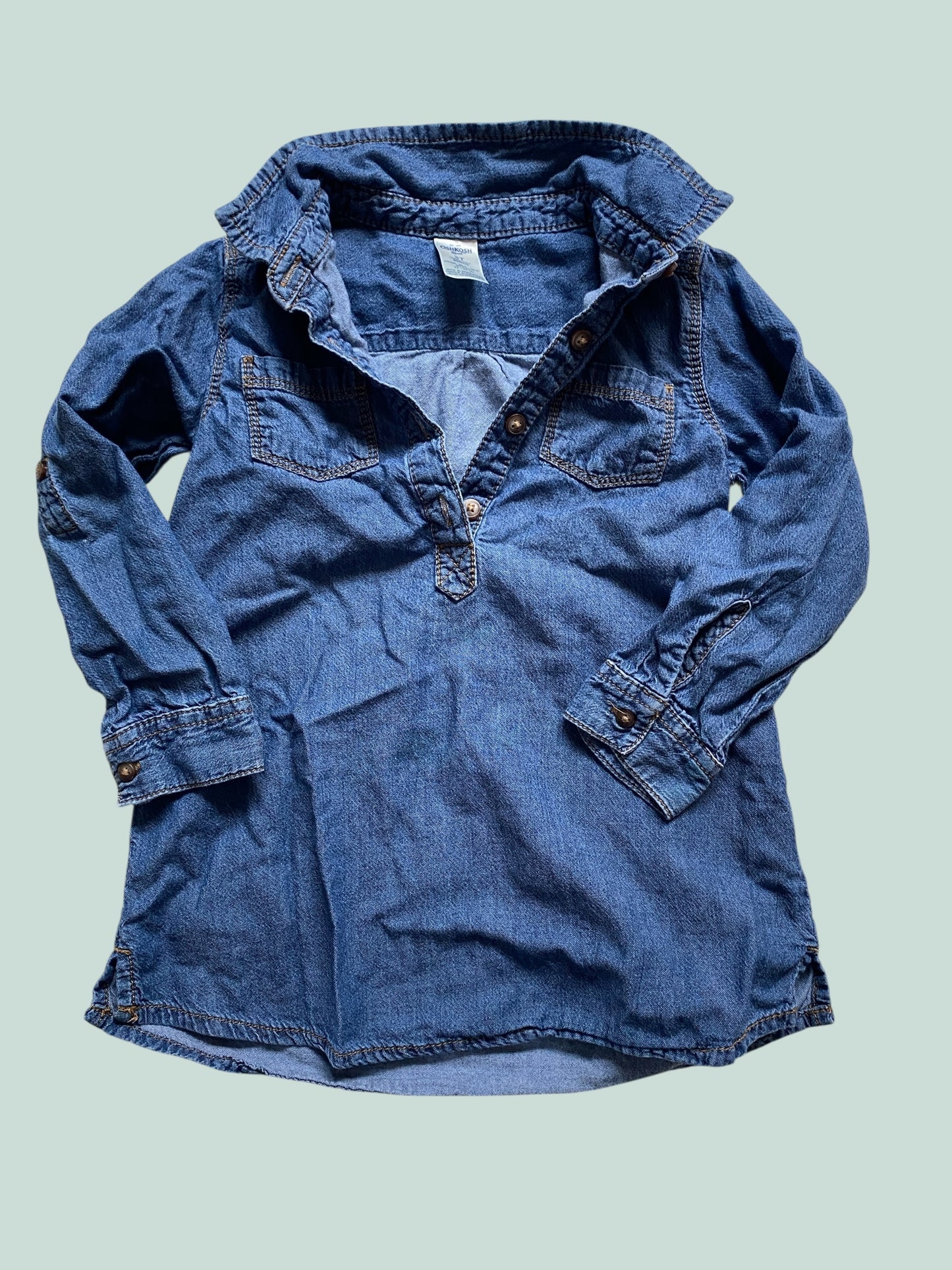 Cotton denim dress 3Y | Oshkosh