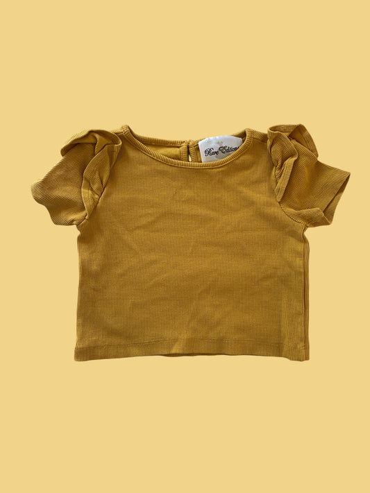 Mustard short sleeve top 2-3Y | Rare editions
