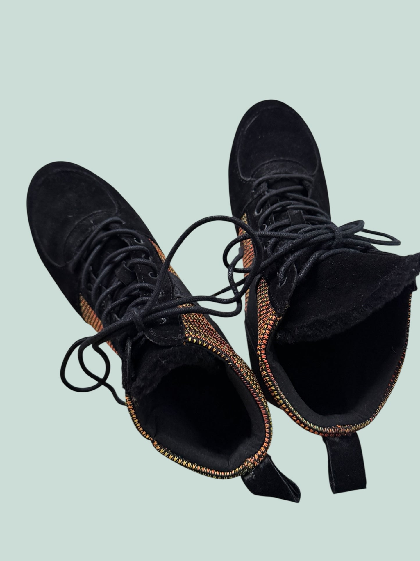 Suede and merino high top sneaker Women's 7US (38) | Emu Australia