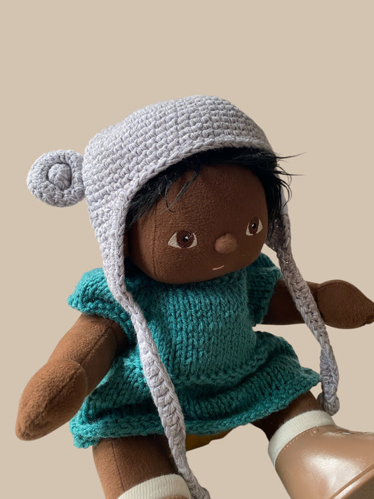 Cotton knit hat 3-6m | Beba Bean