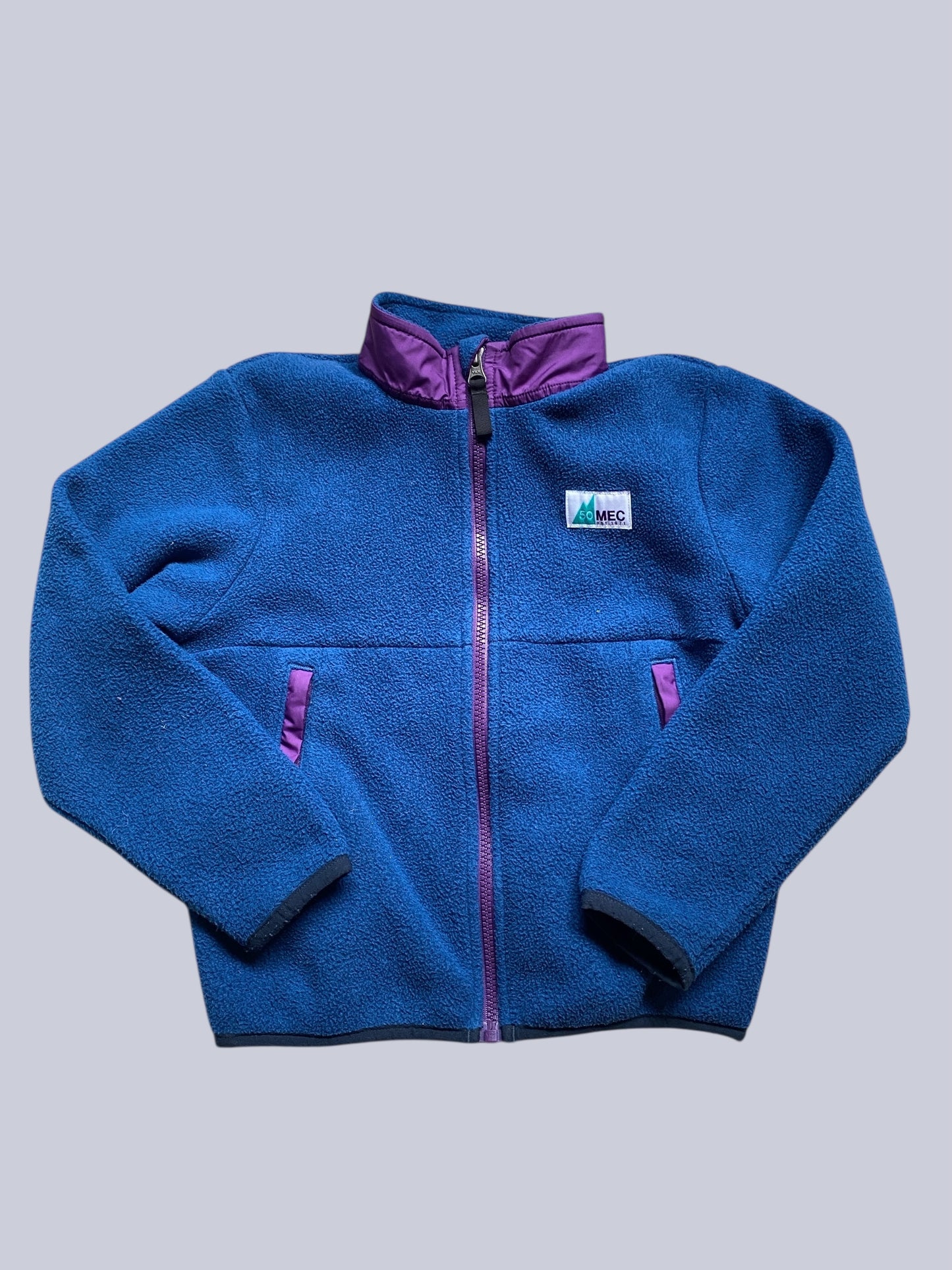 Blue and purple 50th anniversary fleece 7Y | MEC