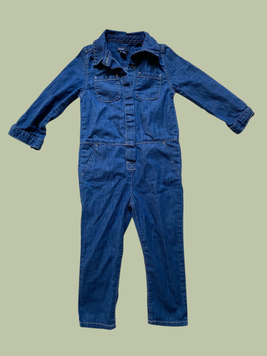 Denim cotton boiler suit 3Y | Gap