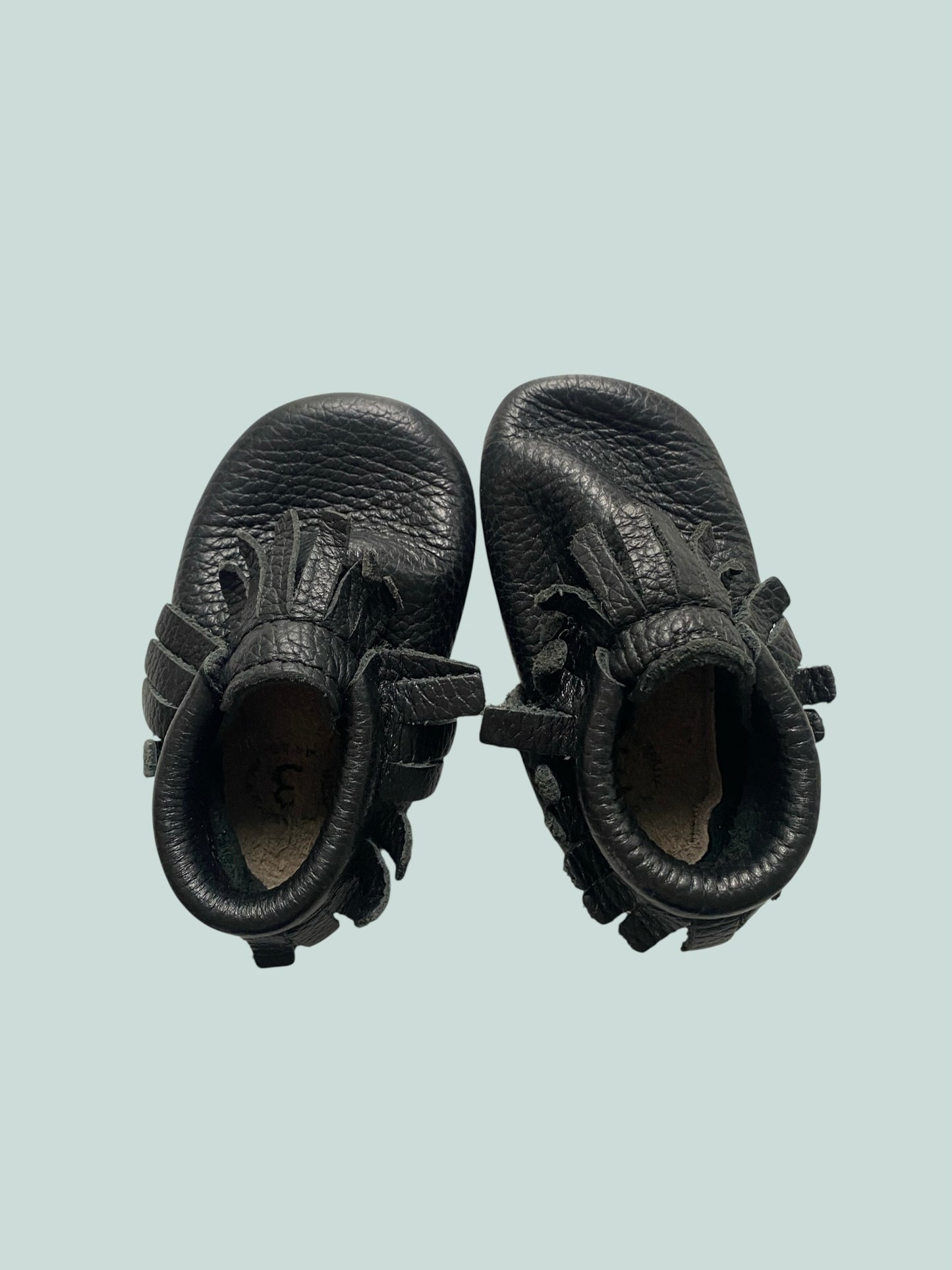 Leather first walker shoes 3US Little Kid | MiniMoc