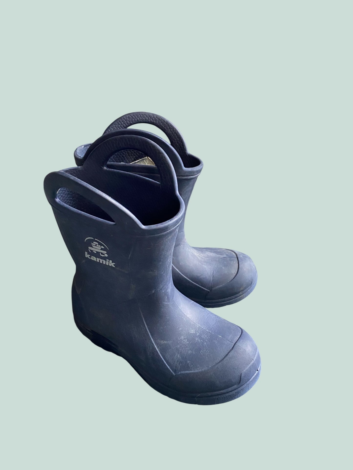 Navy light weight rain boots 12 US Little Kids | Kamik