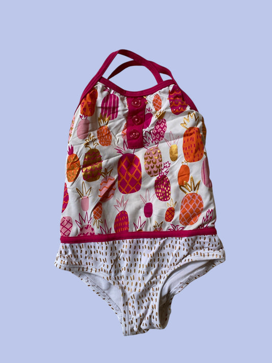 Pineapple swim suit 2y