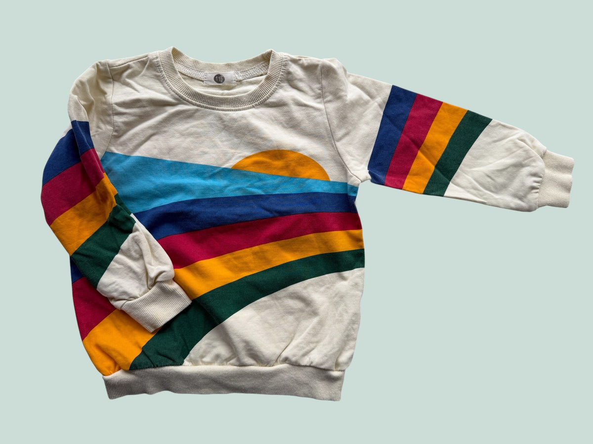 Lightweight cotton sunset sweater 4Y (110)