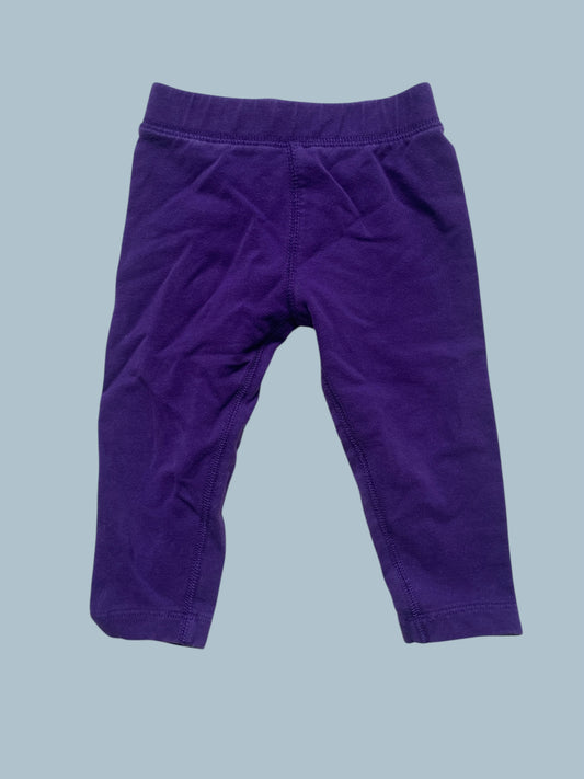 Violet cotton leggings 6-12m | Primary