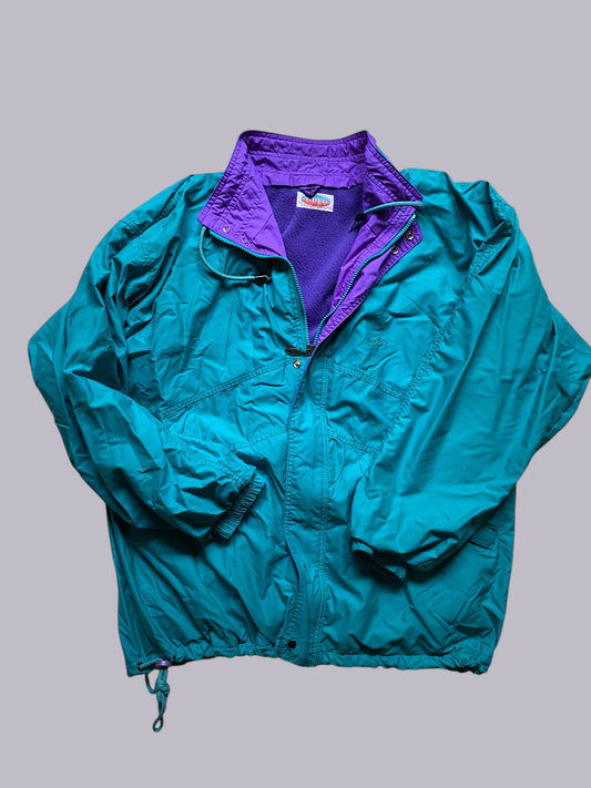 Vintage teal and purple jacket men's medium women's large |Odlo