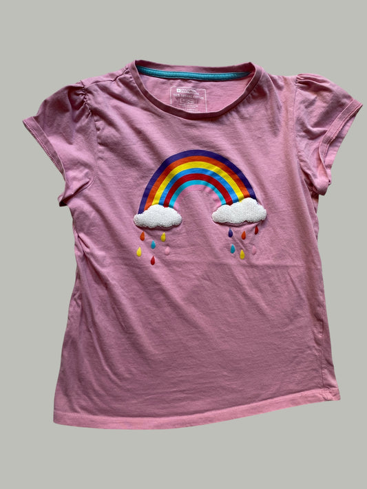 Organic cotton rainbow t-shirt 11-12Y | Mountain Warehouse