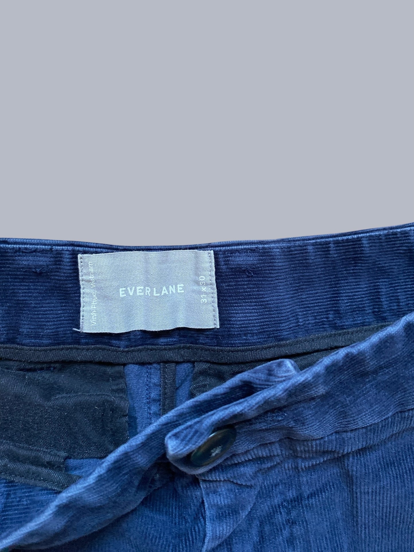 Navy corduroy cotton pants 31x30 | Everlane