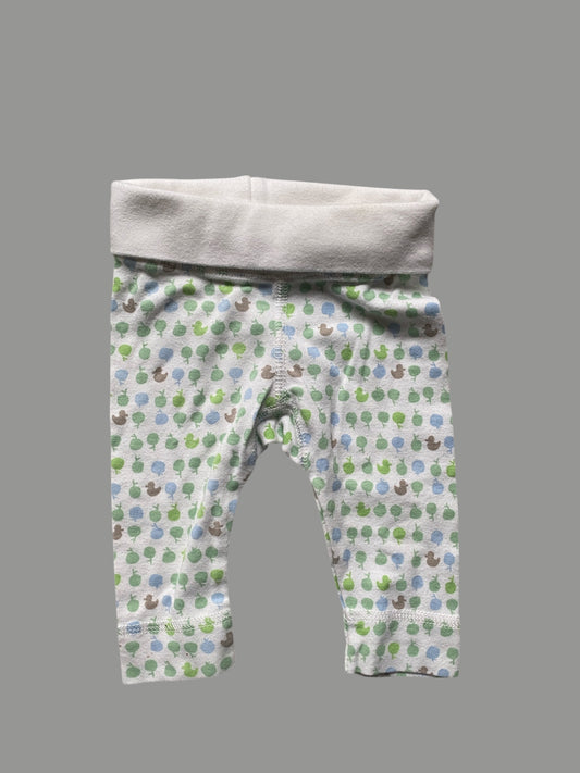 Organic cotton newborn leggings newborn