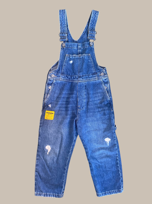 Cotton denim overalls 6-7Y | Nununu