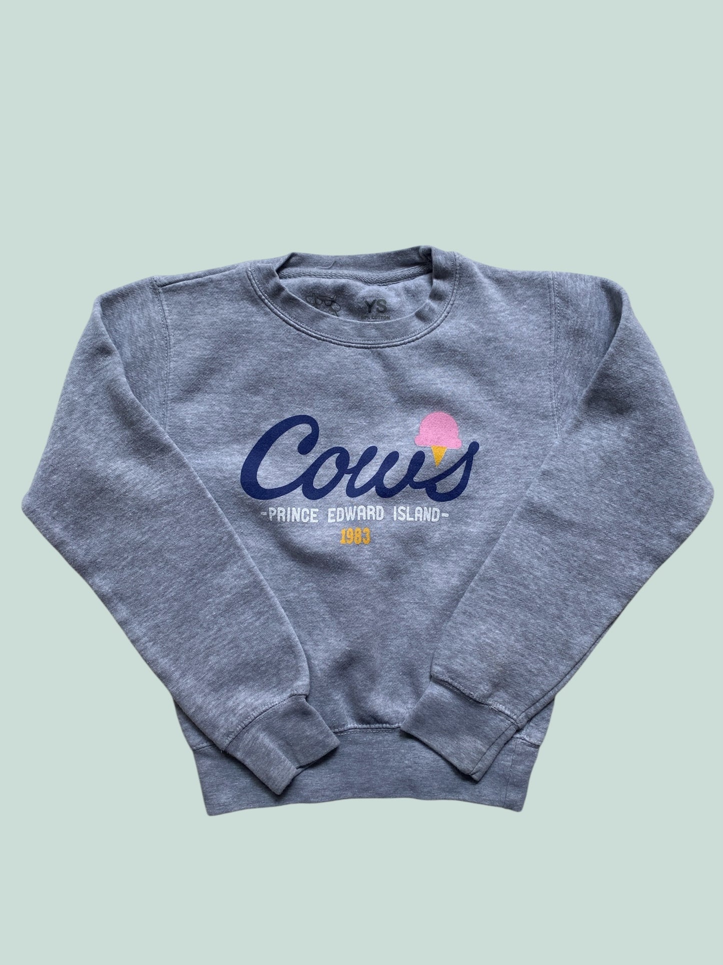 Cotton blend Cow's Prince Edward Island crewneck 7-8Y | Cow's