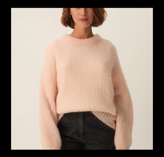 Pink mohair/merino ‘ Burma’ sweater women’s small/medium | Des Petits Hauts