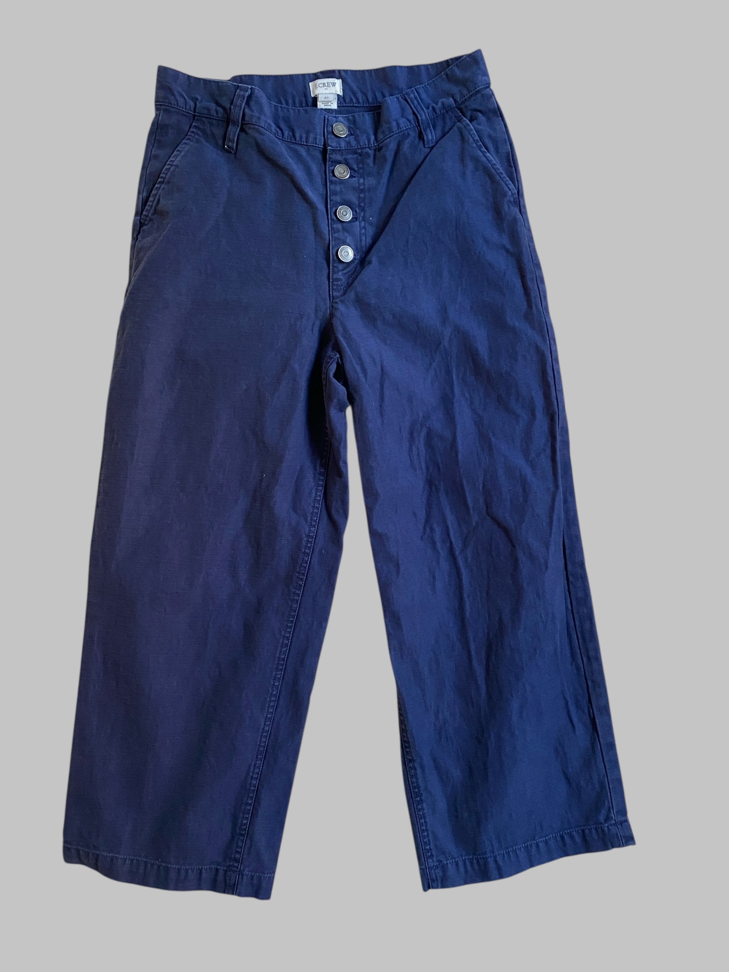 Navy cotton pants 27 women’s | J. Crew