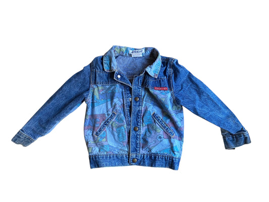 Vintage cotton cartoon denim jacket 6Y | Jordache