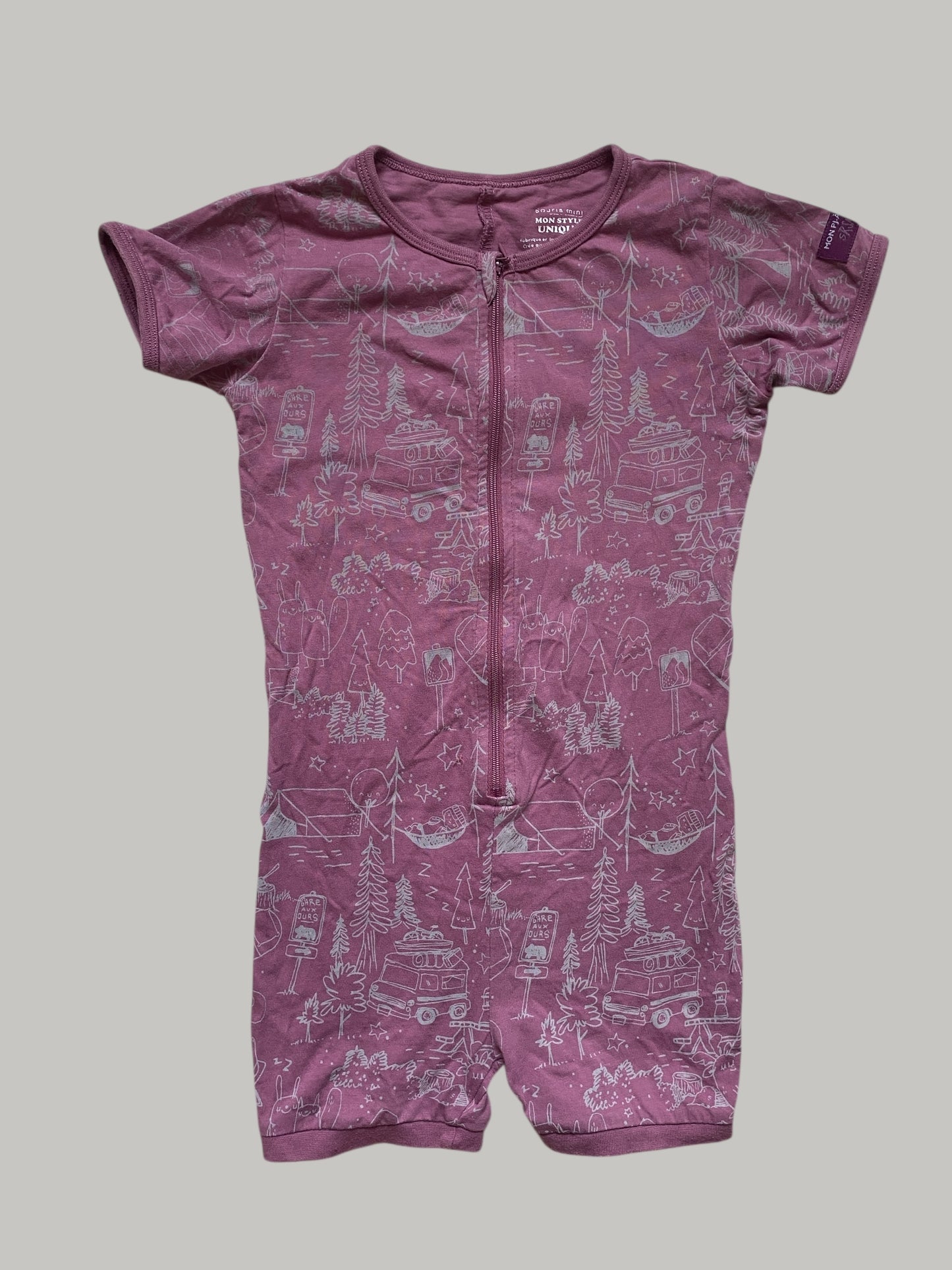 Cotton shortie camper sleeper 4Y | Souris Mini