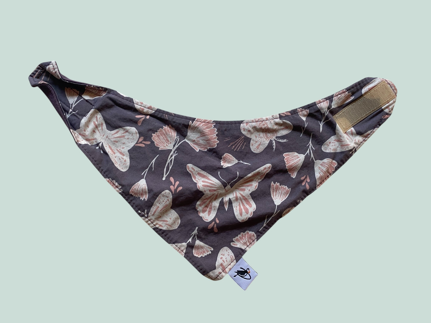 Cotton butterfly bib with velcro