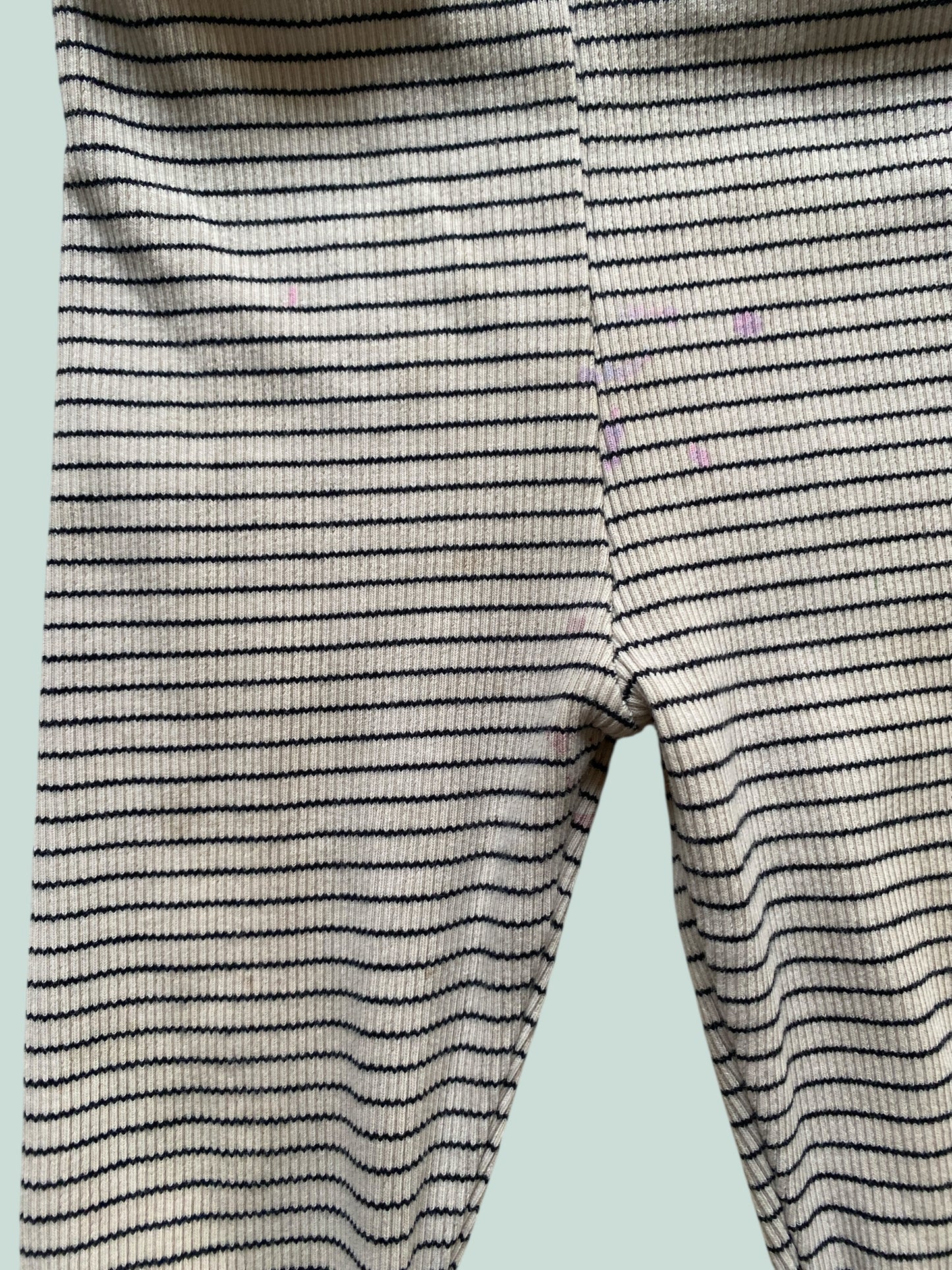 Striped cotton leggings 12m | Mebie Baby