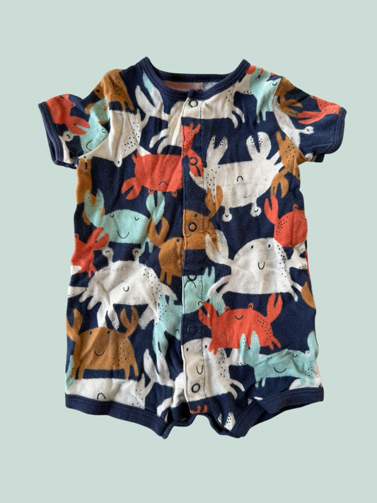 Cotton shorty snap sleeper 6m | Carter's
